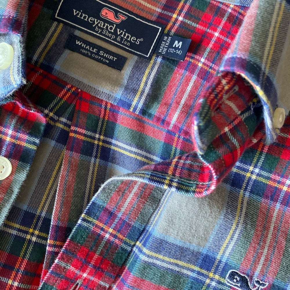 Vineyard Vines Boys Flannel shirt